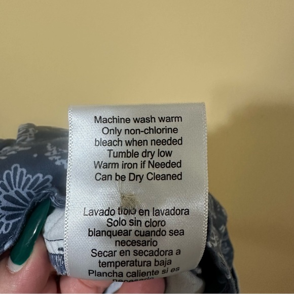 Jachs Girlfriend Women Size Medium Blue Hawaiian Floral Pull On Shorts - Picture 9 of 9